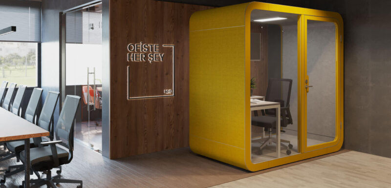 Cuby İkili Phone Booth Akustik Kabinler - Görsel 4