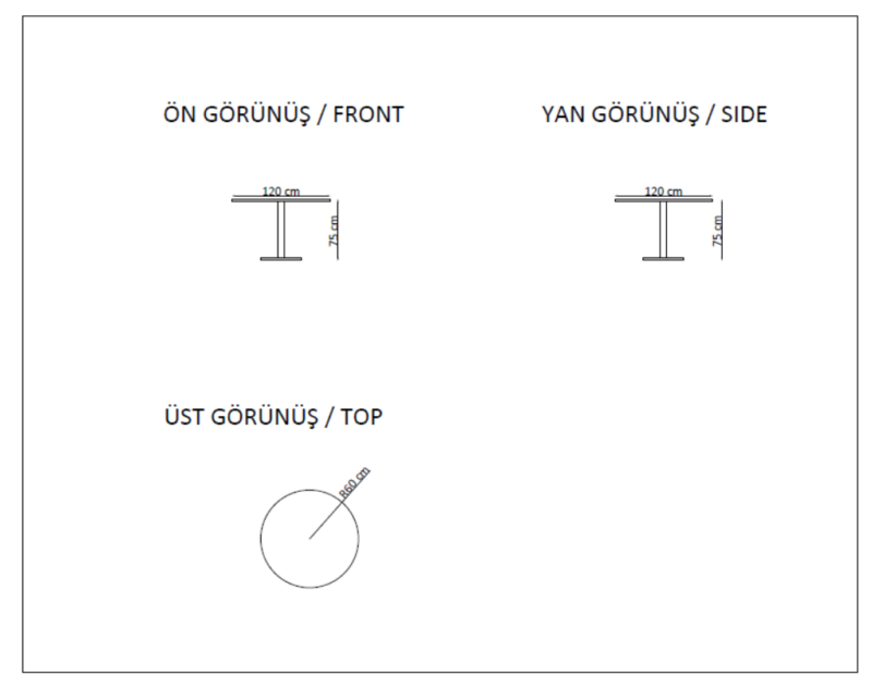 Rond Toplantı Masası - Görsel 2