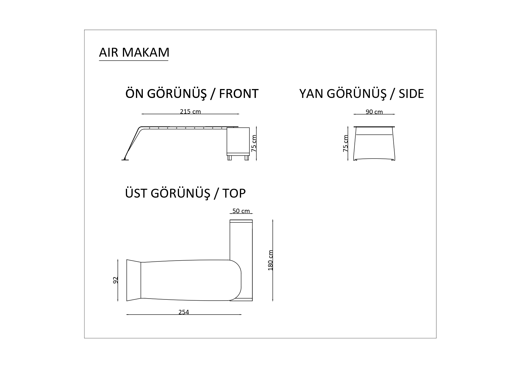 Mod Tasarım | Air Makam Masası