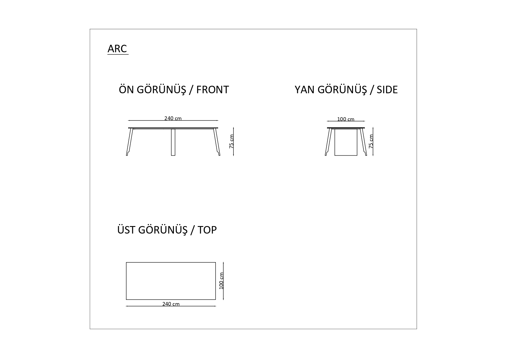 Mod Tasarım | Arc Toplantı Masası