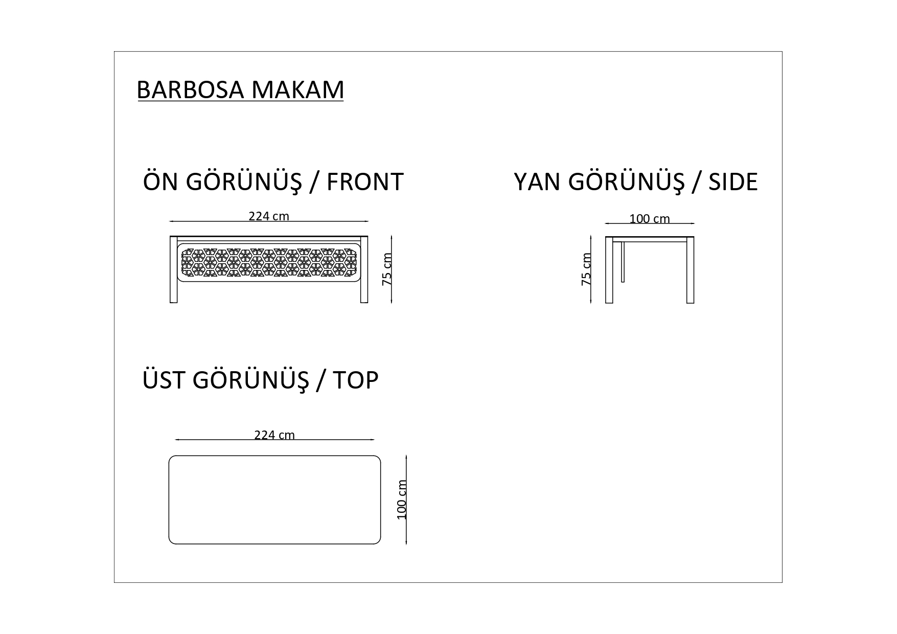 Mod Tasarım | Barbosa Makam Masası