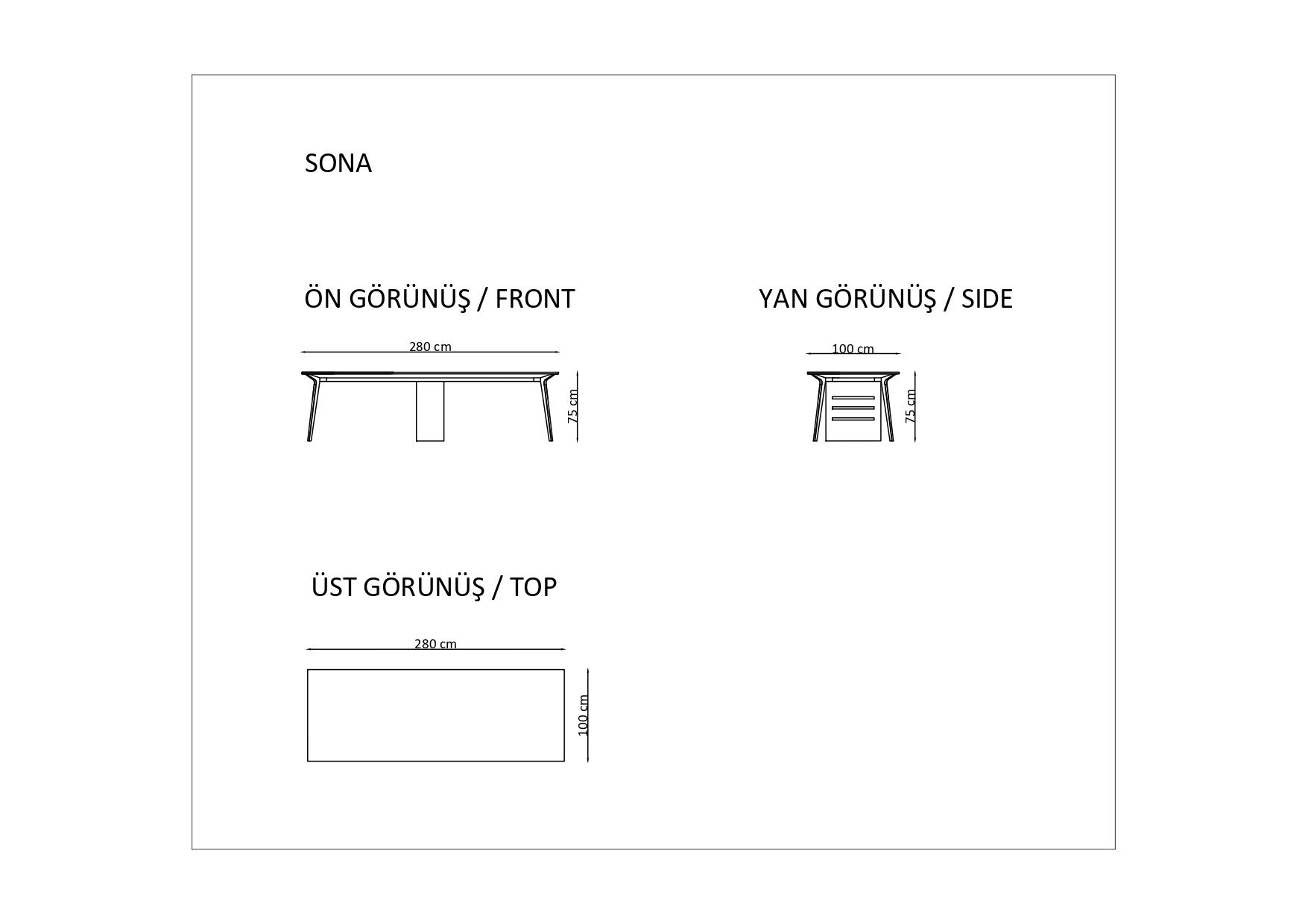 Mod Tasarım | Sona Toplantı Masası